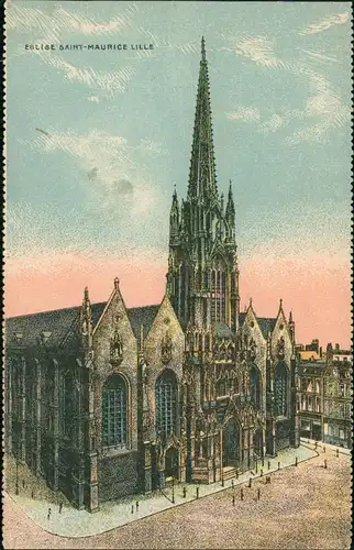 CPA Lille Eglise Saint-Maurice (Kirche Church) 1910