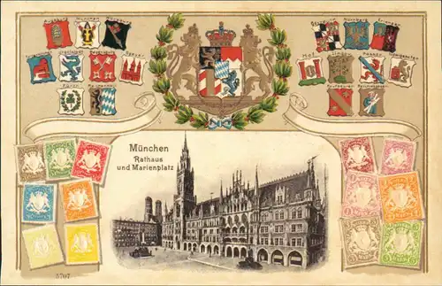 Augsburg DBZ Erinnerungskarte Int. Münchner Briefmarkentage 2003