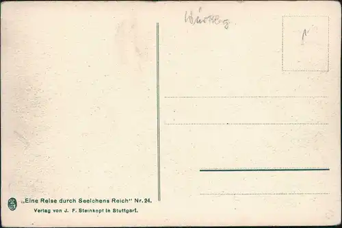 Ansichtskarte Eisenach Harros Turm auf Thorstein 1928