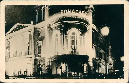 Ansichtskarte Wien Ronacher bei Nacht - Beleuchtung 1960
