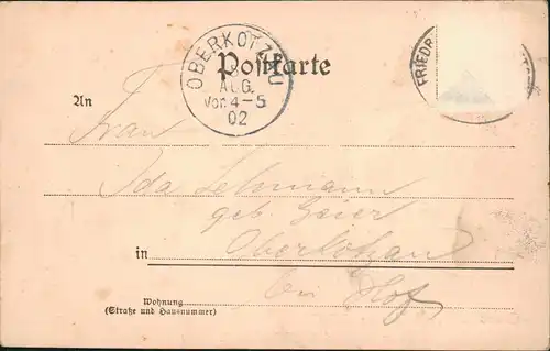 Schnepfenthal-Waltershausen Ortsansicht mit Hotel Pension Herzog Alfred 1902