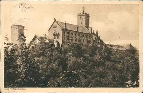 Ansichtskarte Eisenach Wartburg 1917
