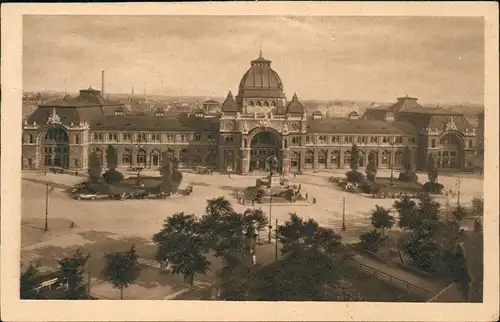 Ansichtskarte Nürnberg Hauptbahnhof 1920