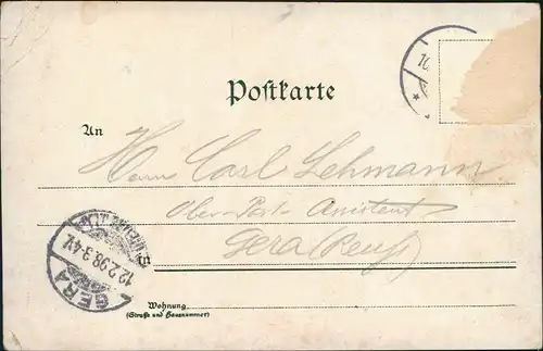 Litho AK Pillkallen Dobrowolsk  Pilkalnis Pilkały  Gasthaus Ostpreußen 1898