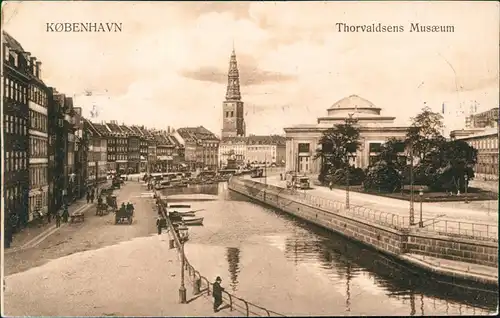 Postcard Kopenhagen København Thorvaldsens-Museum 1913