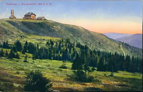 Ansichtskarte Feldberg (Schwarzwald) Feldberg (1500m) Schwarzwald 1914