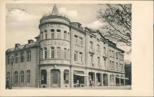 Ansichtskarte Bitterfeld Hotel Döring 1930