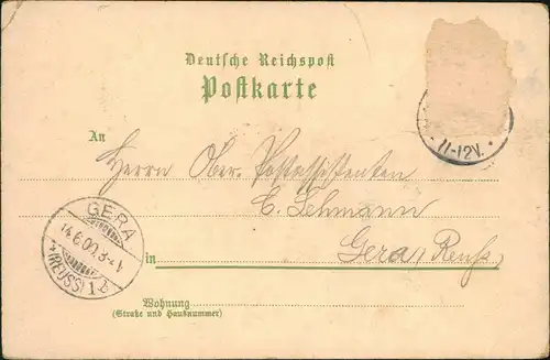 Litho AK Harriehausen Gruss aus Gastwirtschaft, Post Schule 1900