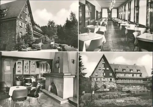 Ansichtskarte Hartenstein (Sachsen) FDGB-Erholungsheim "Aktionseinheit" 1971