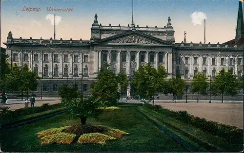 Ansichtskarte Leipzig Universität Leipzig 1918