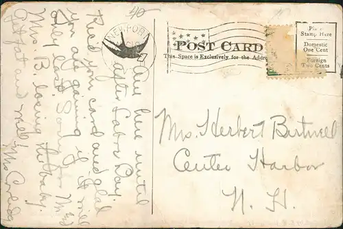 Postcard Newport Vermont Post Office and Court House 1918