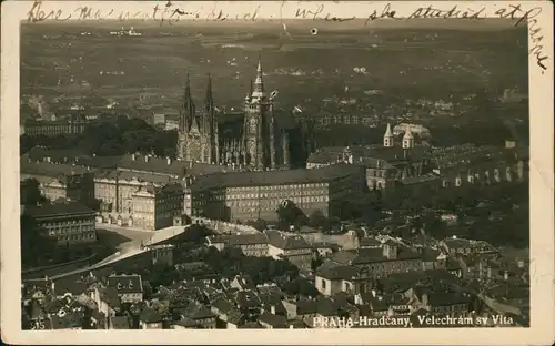 Burgstadt-Prag Hradschin/Hradčany Praha Hradschin/Hradčany - Fotokarte 1936