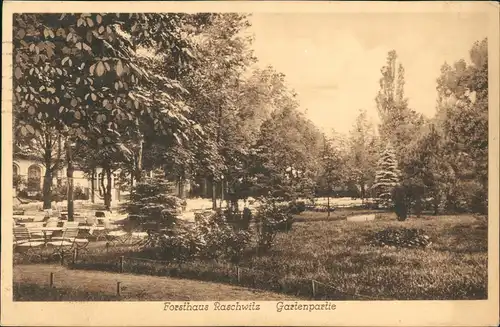 Ansichtskarte Markkleeberg Forsthaus Raschwitz 1927