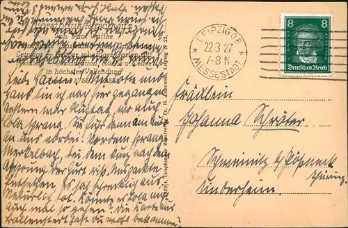 Ansichtskarte Markkleeberg Forsthaus Raschwitz 1927