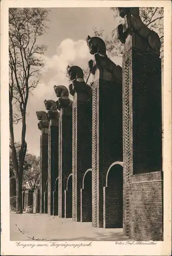Werder-Magdeburg Theater-Ausstellung Eingang zum Vergnügungspark 1927