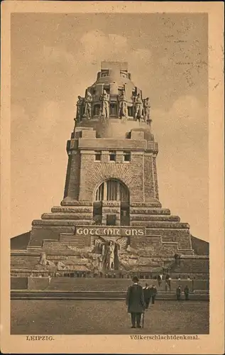 Ansichtskarte Leipzig Völkerschlachtdenkmal 1925
