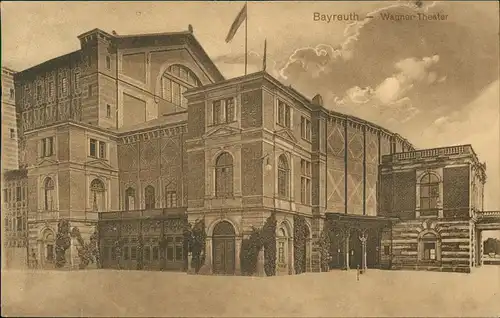 Ansichtskarte Bayreuth Richard-Wagner-Festspielhaus 1916