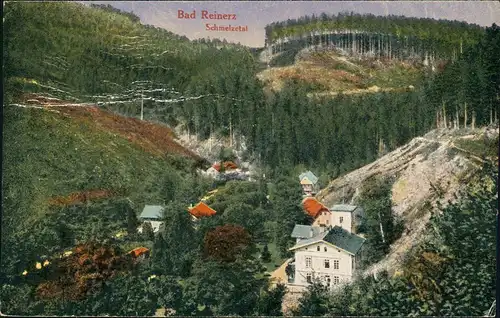 Postcard Bad Reinerz Duszniki-Zdrój Schmelzetal 1913