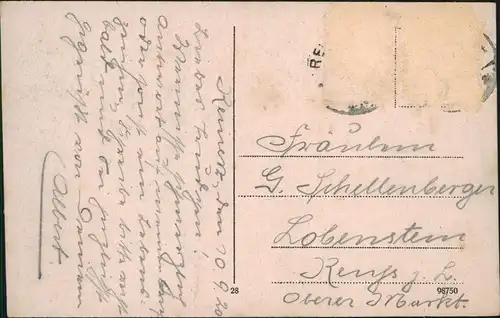 Postcard Bad Reinerz Duszniki-Zdrój Schmelzetal 1913