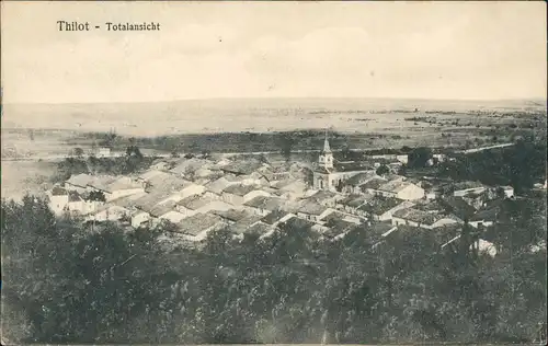 CPA Thillot (Verdun) Stadtpartie 1917  gel. Feldpoststempel