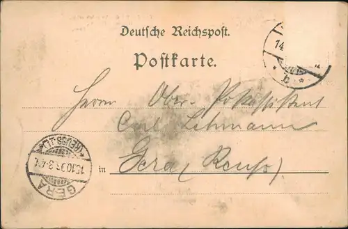 Niederlößnitz-Radebeul Berggaststätte Friedensburg - Vorläufer AK 1896