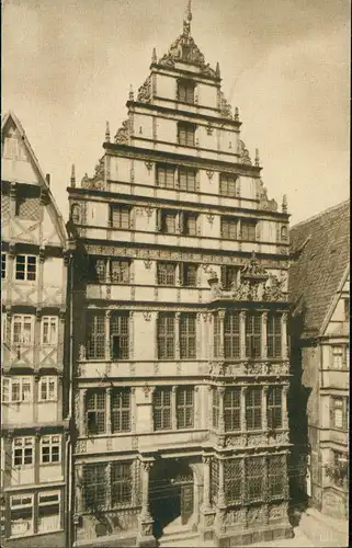 Ansichtskarte Hannover Leibnizhaus 1928