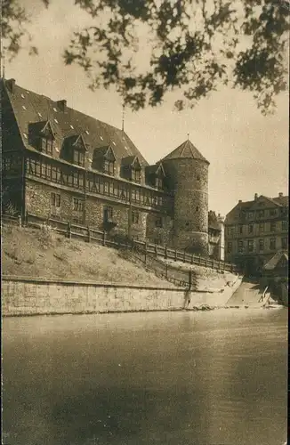 Ansichtskarte Hannover Leine mit Beguinenturm. 1922