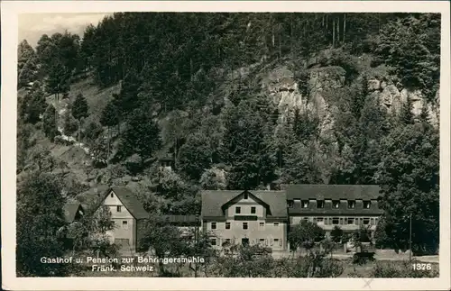 Behringersmühle-Gößweinstein Gasthof u. Pension zur Behringersmühle 1931