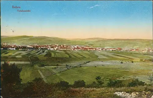 Ansichtskarte Bebra Panorama-Ansicht Totalansicht 1916