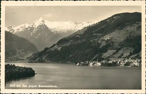 Ansichtskarte Zell am See Panorama-Ansicht See gegen Kitzsteinhorn 1937