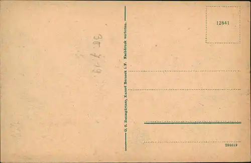 Ansichtskarte Bad Berneck im Fichtelgebirge Stadt 1922