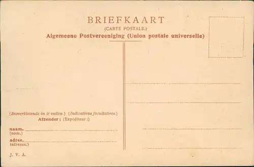 Postkaart Amsterdam Amsterdam Dam - Belebt 1913