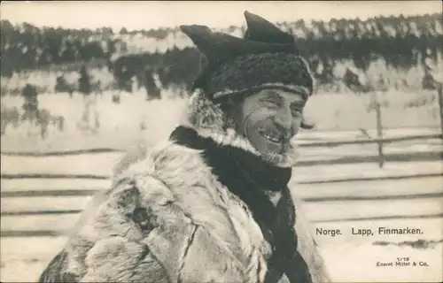 Norwegen Allgemein Norge. Lapp, Finmarken. Lappen - Trachten - Nordland 1922