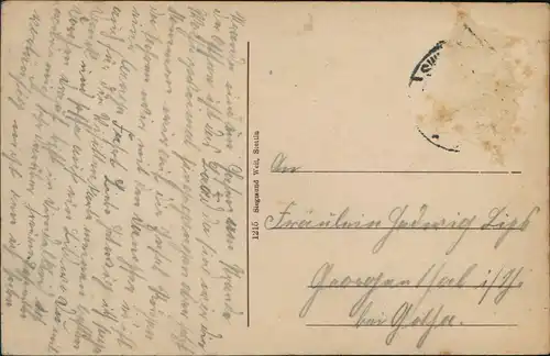 Postcard Swinemünde Świnoujście Dampfschiffs-Bollwerk, Restaurant 1918