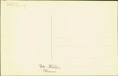 Ansichtskarte Wiesmoor Dorfkrug - Gastraum 1960