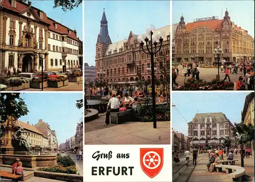Erfurt Ehem. Kurmainzische Statthalterei, Hauptpostamt am Anger,  1984/1988