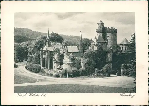 Ansichtskarte Bad Wilhelmshöhe-Kassel Cassel Löwenburg 1926