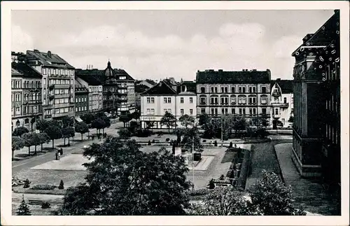 Postcard Pilsen Plzeň Platz 1932