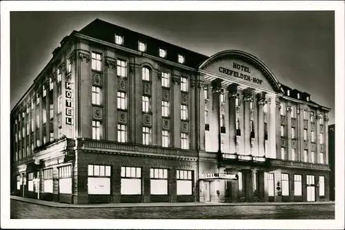 Ansichtskarte Krefeld Crefeld Hotel Krefelder Hof, Ostwall 1959