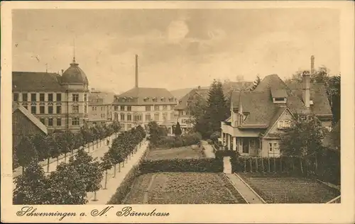 Ansichtskarte Villingen-Schwenningen Bärenstrasse 1927