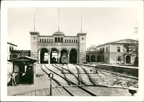 Ansichtskarte Leipzig 140 Jahre Bayerischer Bahnhof - Aufnahme um 1890 1982