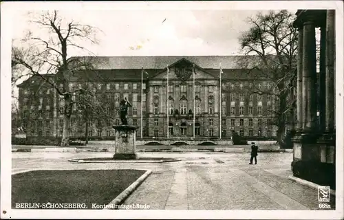 Ansichtskarte Schöneberg-Berlin Kontrollratsgebäude 1955