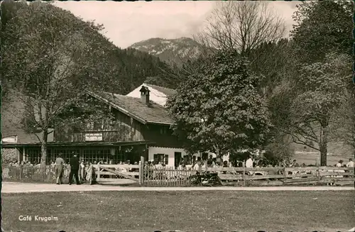 Ansichtskarte Fischbachau Café Krugalm - Hammer 1958