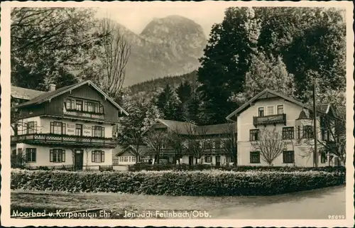 Ansichtskarte Bad Feilnbach Moorbad u. Kurpension Ehrl 1937