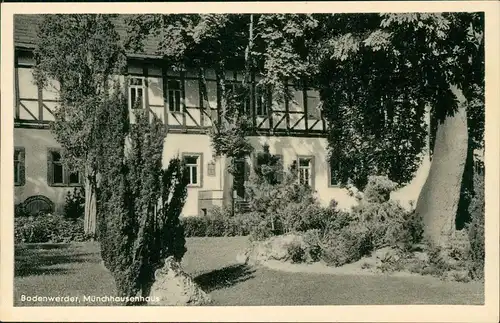 Ansichtskarte Bodenwerder Münchhausen-Haus 1964