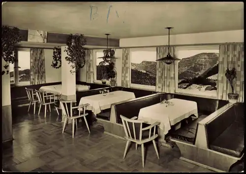 Steibis-Oberstaufen Café - Restauration St. Ull'r - Gastraum 1967