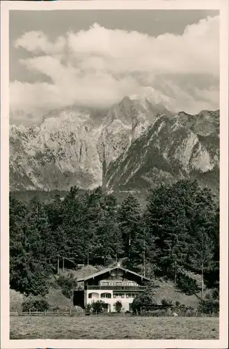 Ansichtskarte Berchtesgaden Fremdenheim Zierenberg - Schönau 1954