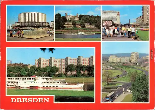 Dresden Filmtheater Prager Straße, Pionierpalast Dresden, Prager Straße,   1981