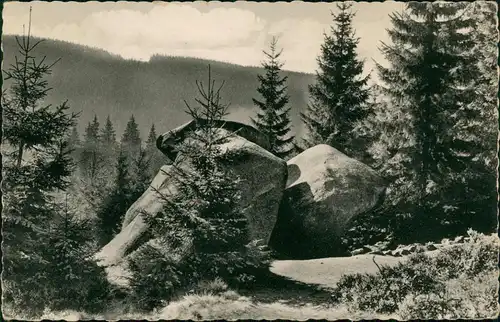 Ansichtskarte Sankt Andreasberg-Braunlage Dreibrodesteine 1970