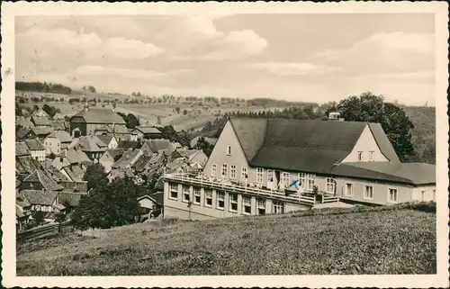Ansichtskarte Sankt Andreasberg-Braunlage Berghotel Glockenbaude 1956